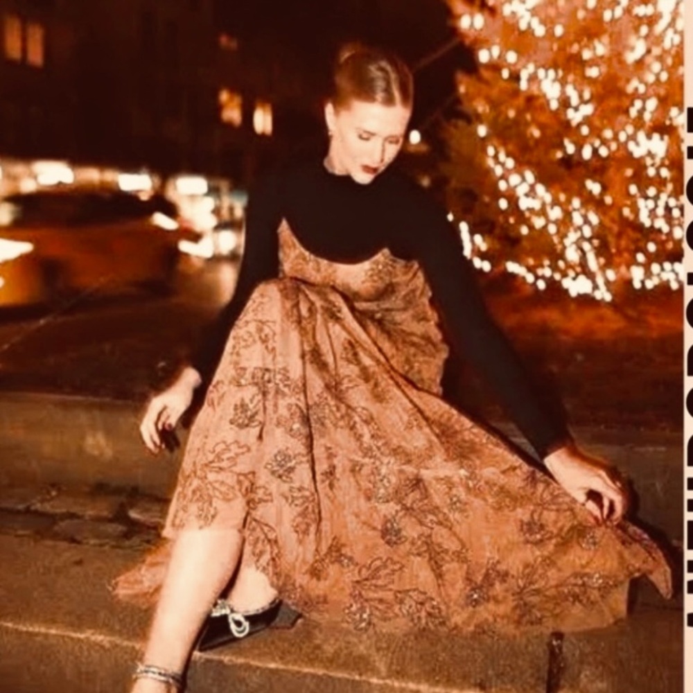 🆕 MAEVE Sequined Tulle Midi Dress S - Picture 8 of 8